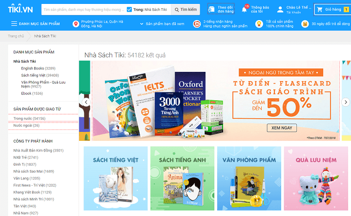 Sử dụng mã giảm giá Tiki sách và nhập vào bước thanh toán của nhà cung cấp sẽ giúp bạn tiết kiệm chi phí hơn