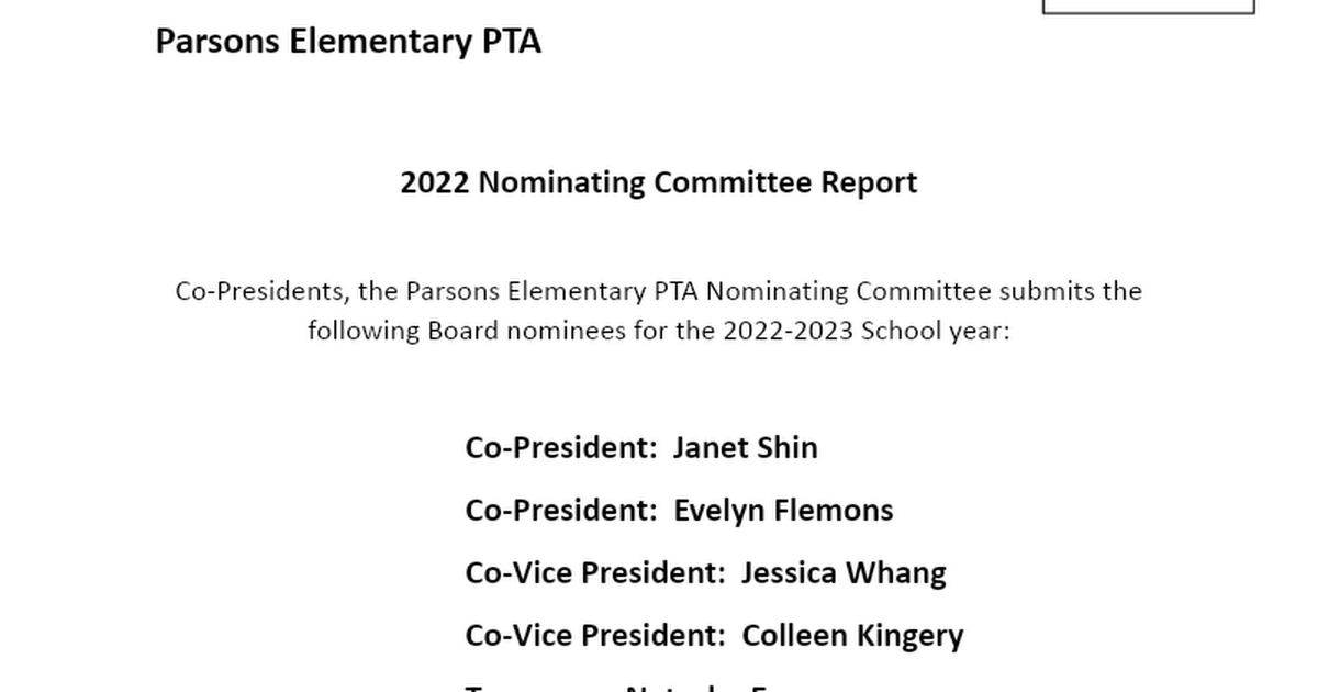 2022 Nominating Committee PTA Final Report.docx