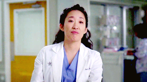 Greys Anatomy Dr. Yang smirk