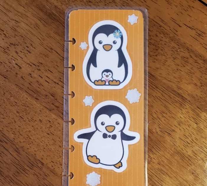 Indiana Inker: Penguin Bookmarks for The Happy Planner