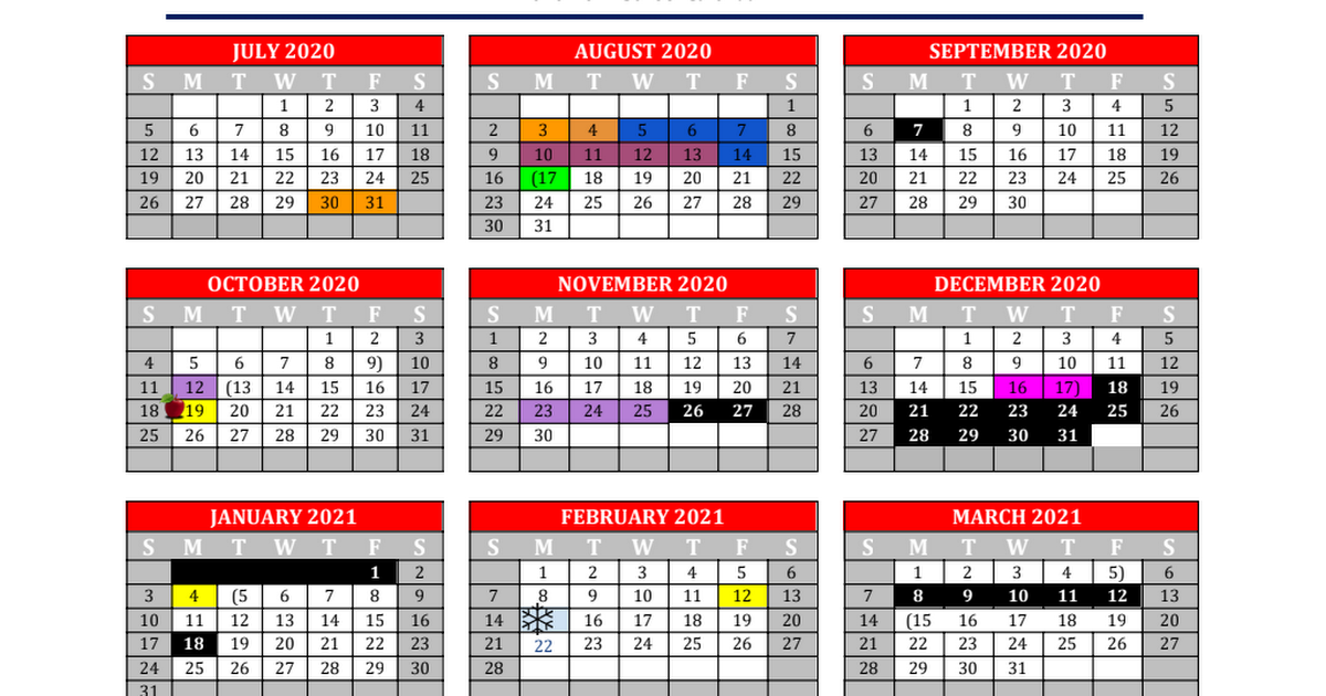 Calendar 19-20