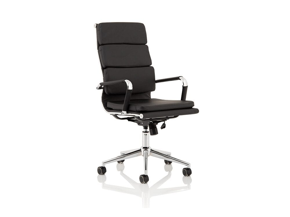 Milan, our modern office furniture, is a rolling executive chair perfect for extroverts to move around and collaborate.