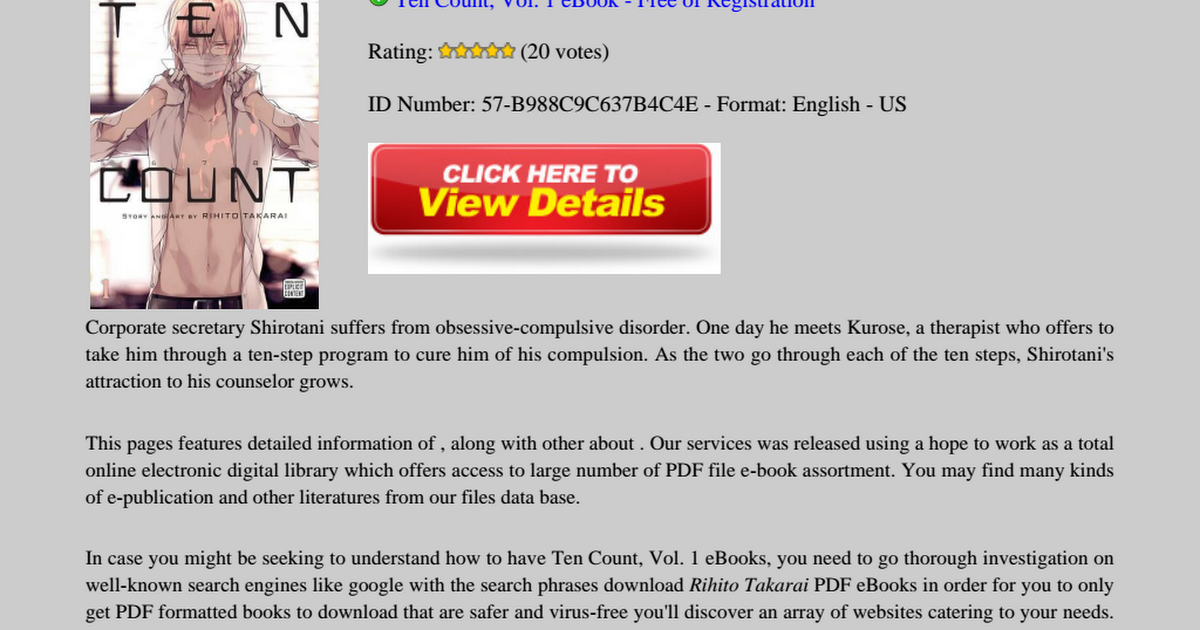 Ten Count Vol 1 Pdf Google Drive