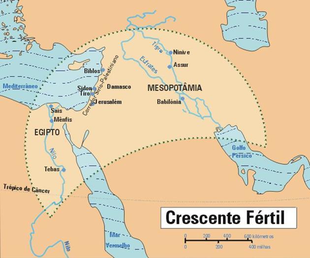 Mapa da Mesopotâmia