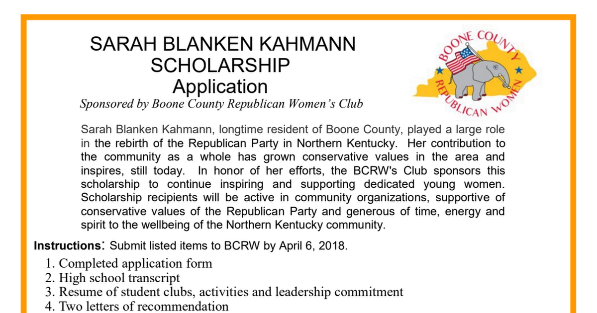 Sarah Blanken Kahmann Scholarship Application.pdf