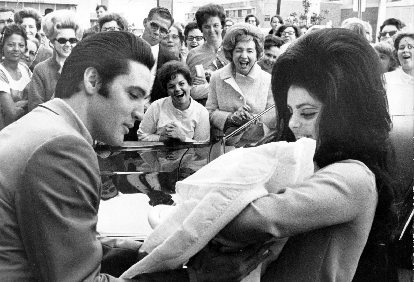elvis wife with baby