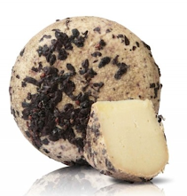 After the being curd for 3 months, this pecorino is cured inside terracotta jars and wrapped with the pomace of Vino Nobile di Montepulciano for 60 days. 