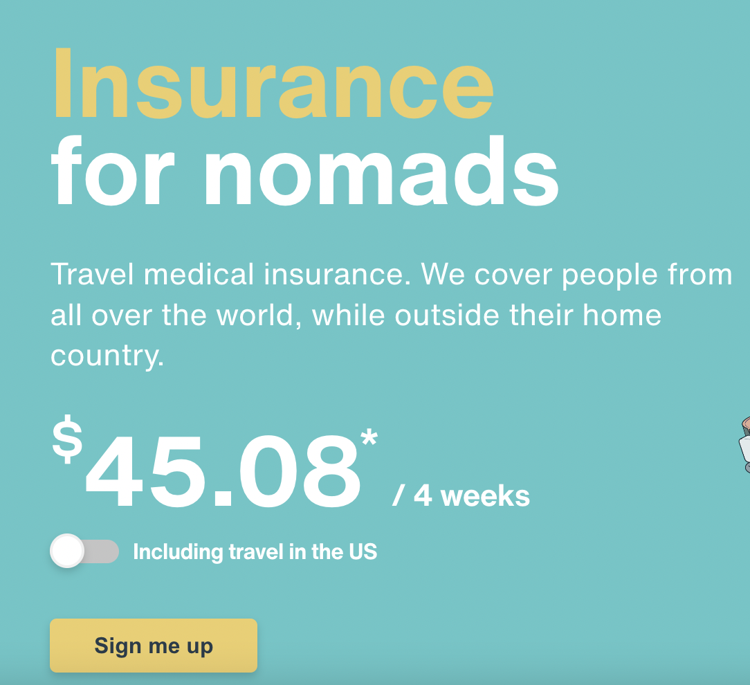 international travel insurance nomad