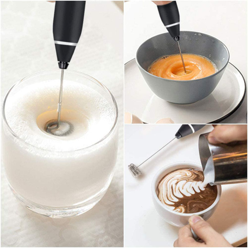 Electric Milk Frothers Handheld Wireless Blender USB Mini Coffee Maker Whisk Mix