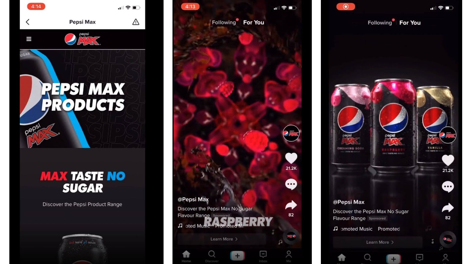 PepsiCo Australia Uses the Brand Takeover TikTok Ads Format