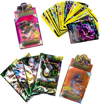 100 Cartas de Pokémon Coleccionables - Edición Espada y Escudo, juego de mesa