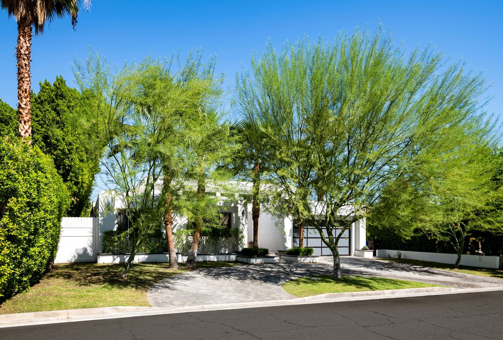 Rental home in the Tahquitz River Estates neighborhood of Palm Springs, California. 