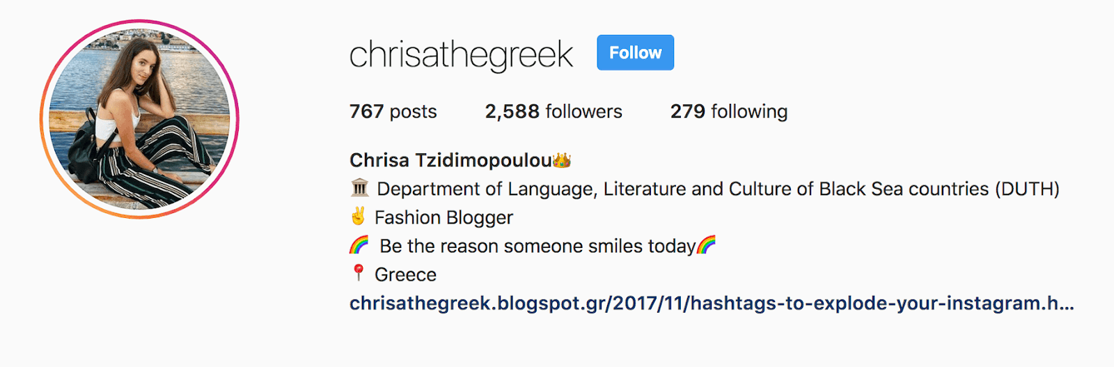 instagram bio for fashion