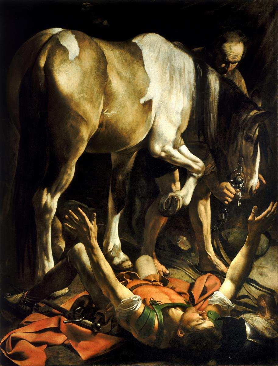 Conversion on the Way to Damascus, Caravaggio, 1600-1601