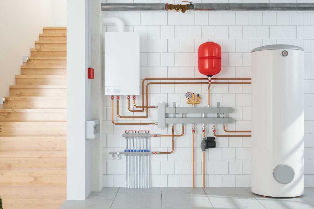 Water heater and pipes