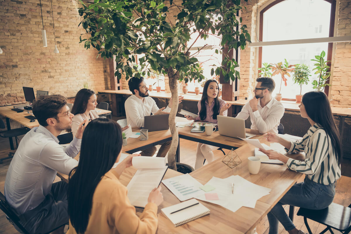 Integrated risk management: entrepreneurs discussing something