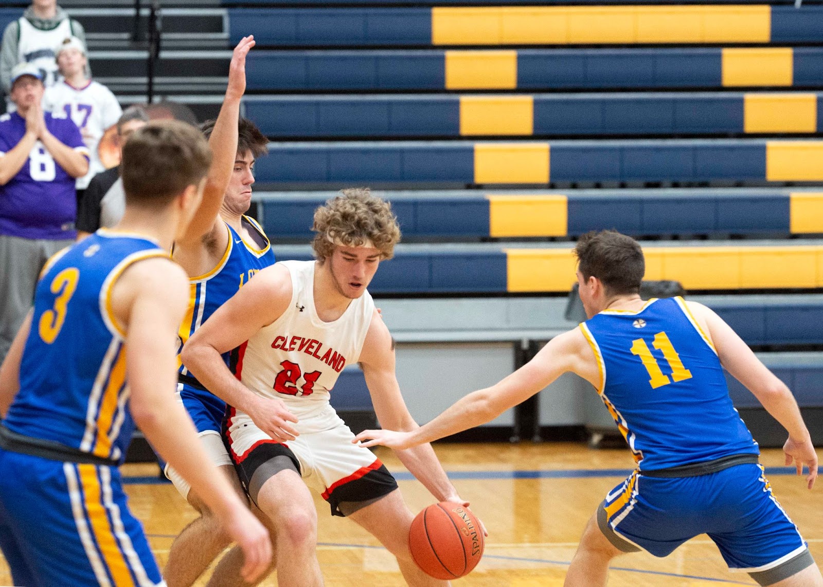 Varsity boys start out strong vs Loyola, finish under mercy clock ...