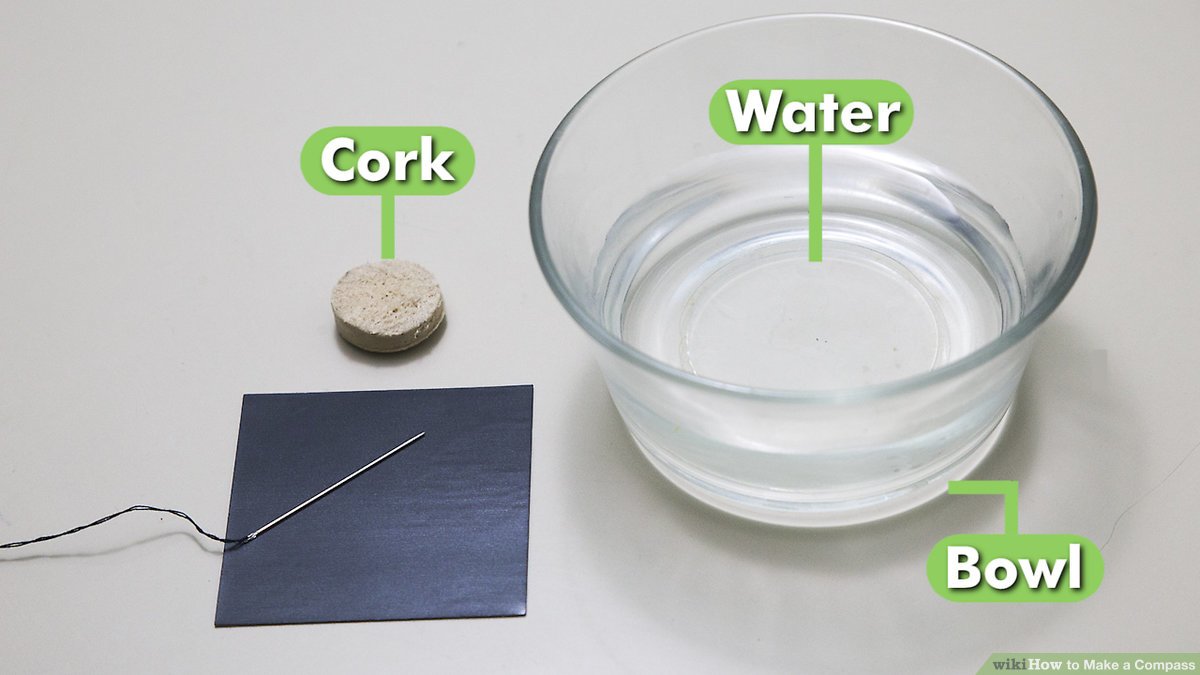 How to Make a Compass: 8 Steps (with Pictures) - wikiHow
