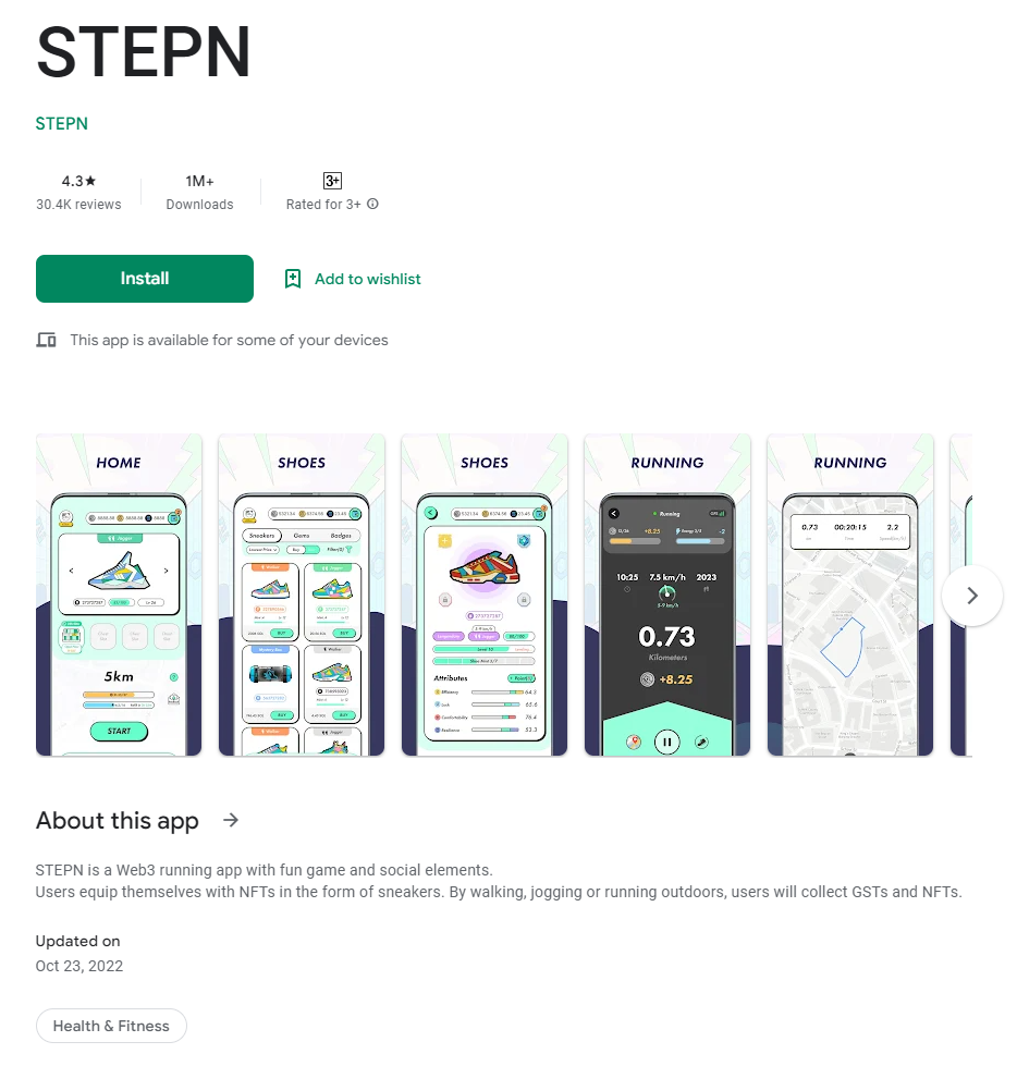 A Guide to the StepN App: Earn Crypto While You Exercise