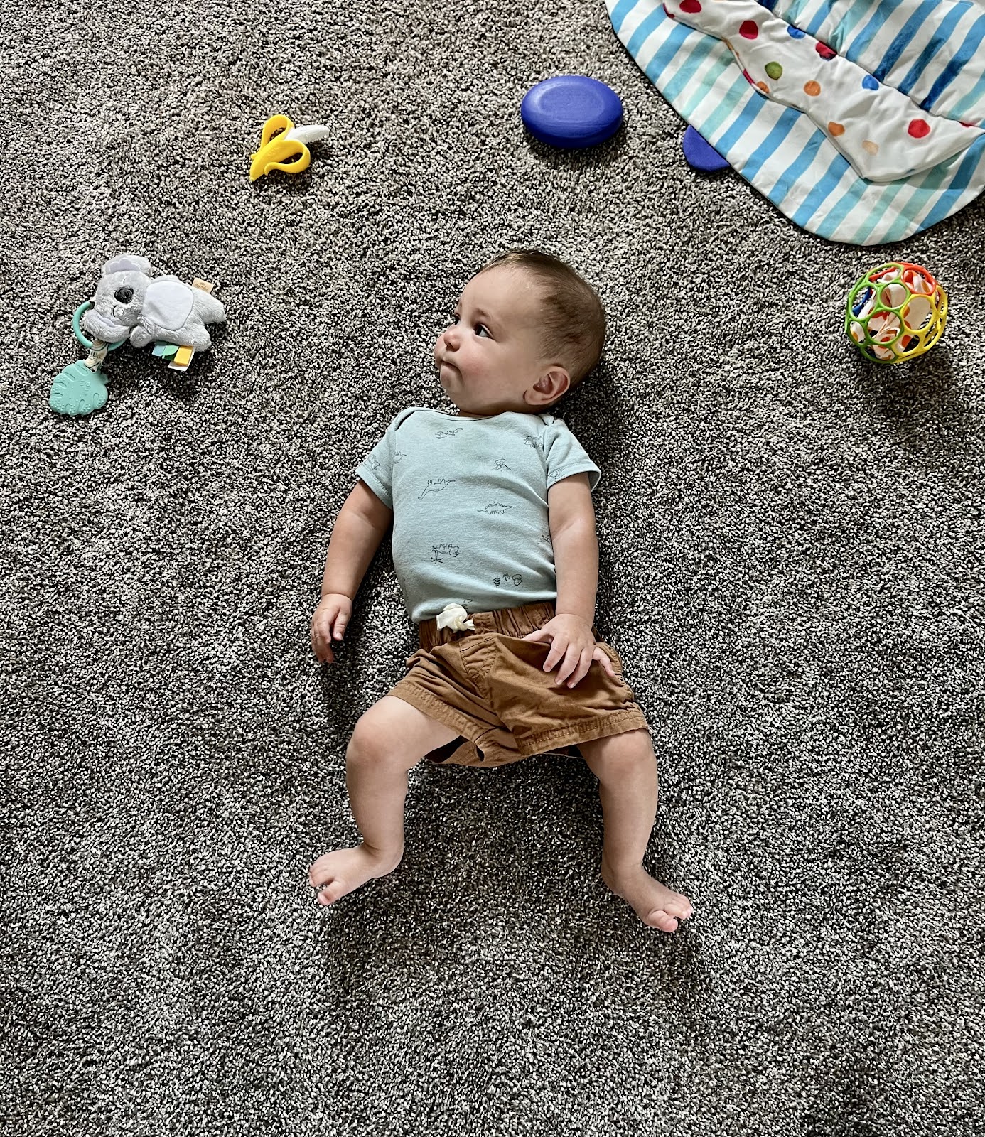 rolling activity for baby
