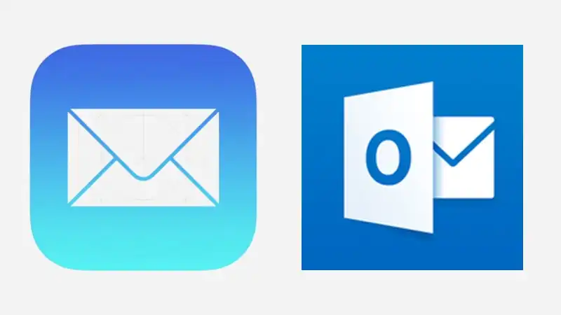Apple Mail and Microsoft Outlook Logos