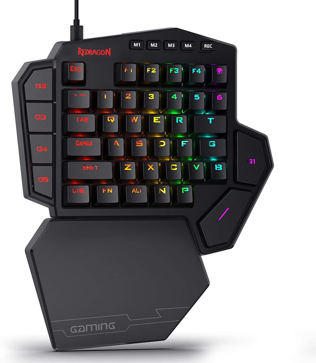 A one-handed gaming keyboard is suitable for gaming when using an iPad.