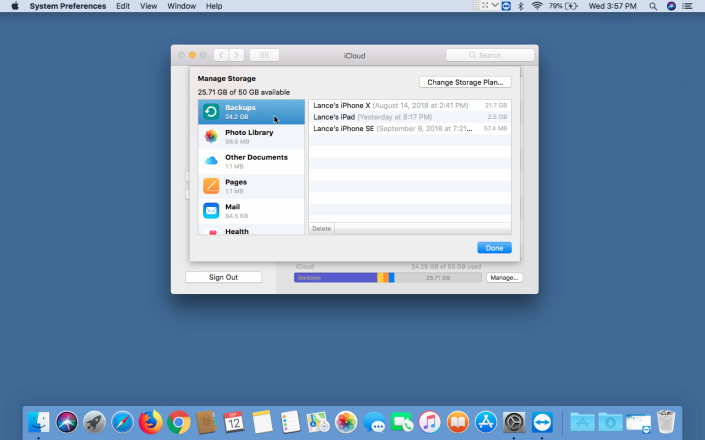 Manage iCloud Storage Space on Mac