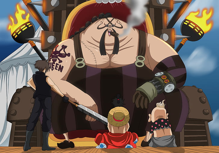 Monkey D. Luffy in One Piece.