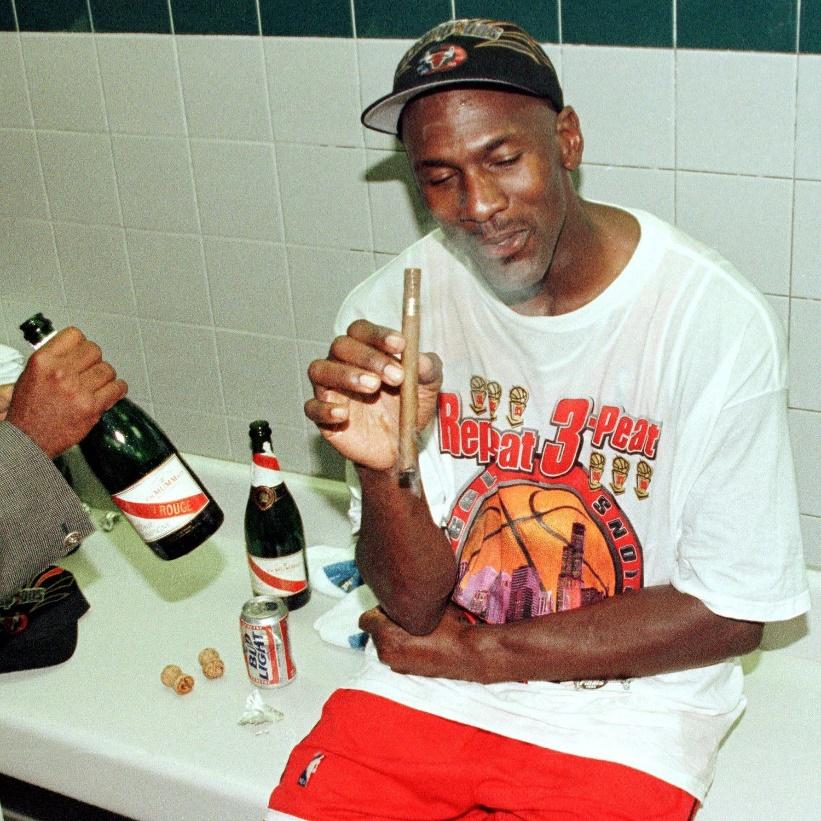 Michael Jordan Used to Smoke a Cigar Before Every Home Game | GQ