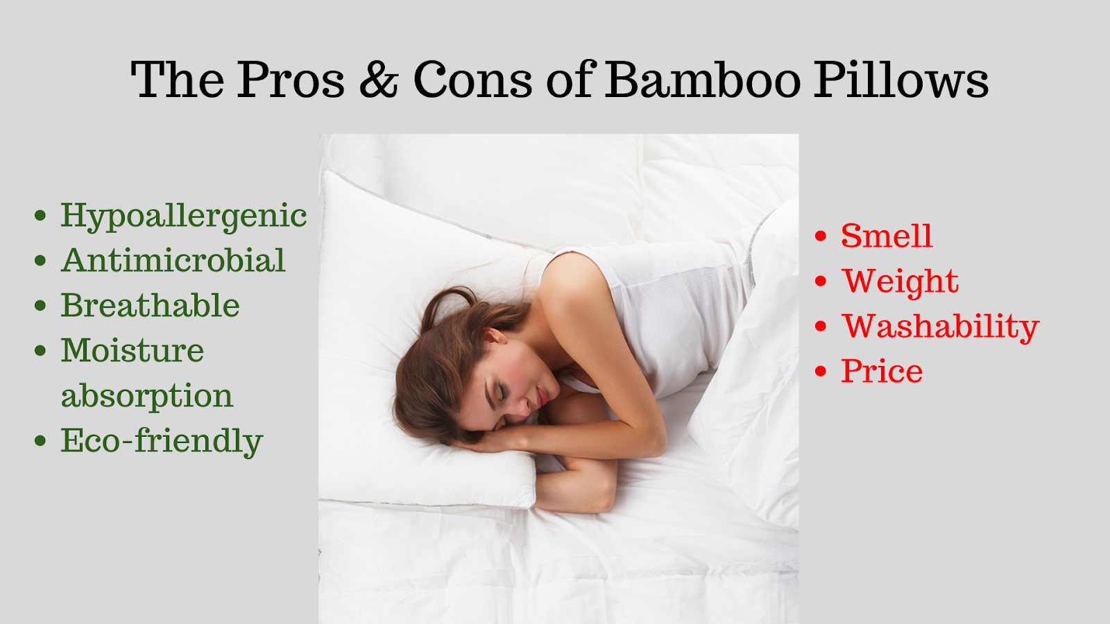 The Pros & Cons of Bamboo Pillows