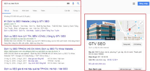 cách seo google map lên top của gtv seo