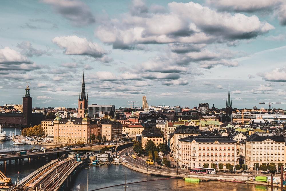Estocolmo, Suecia, ciudad, edificios