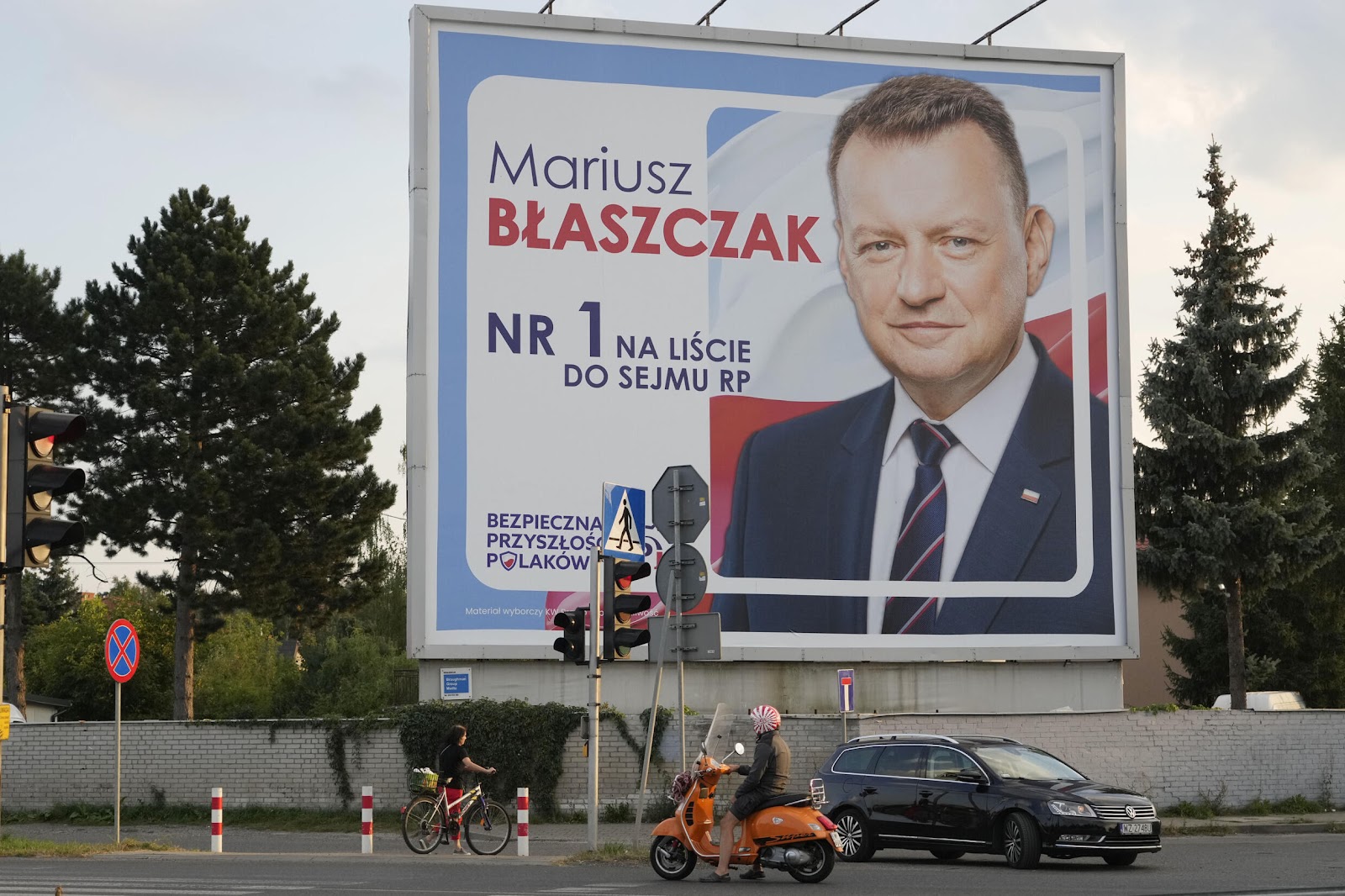 Агітаційний плакат до парламентських виборів у Польщі, 18 вересня 2023