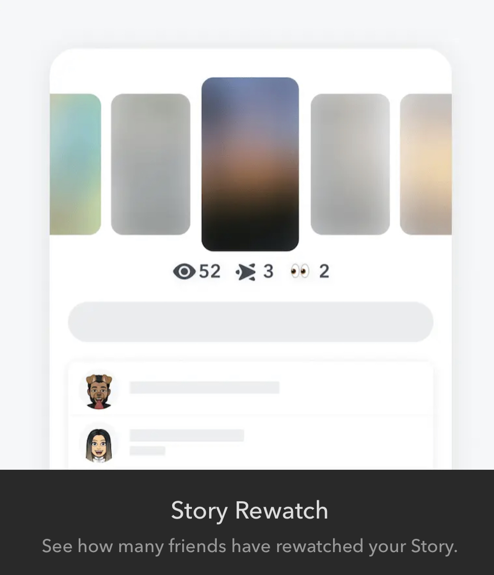 Story Rewatch Indicator - snapchat+