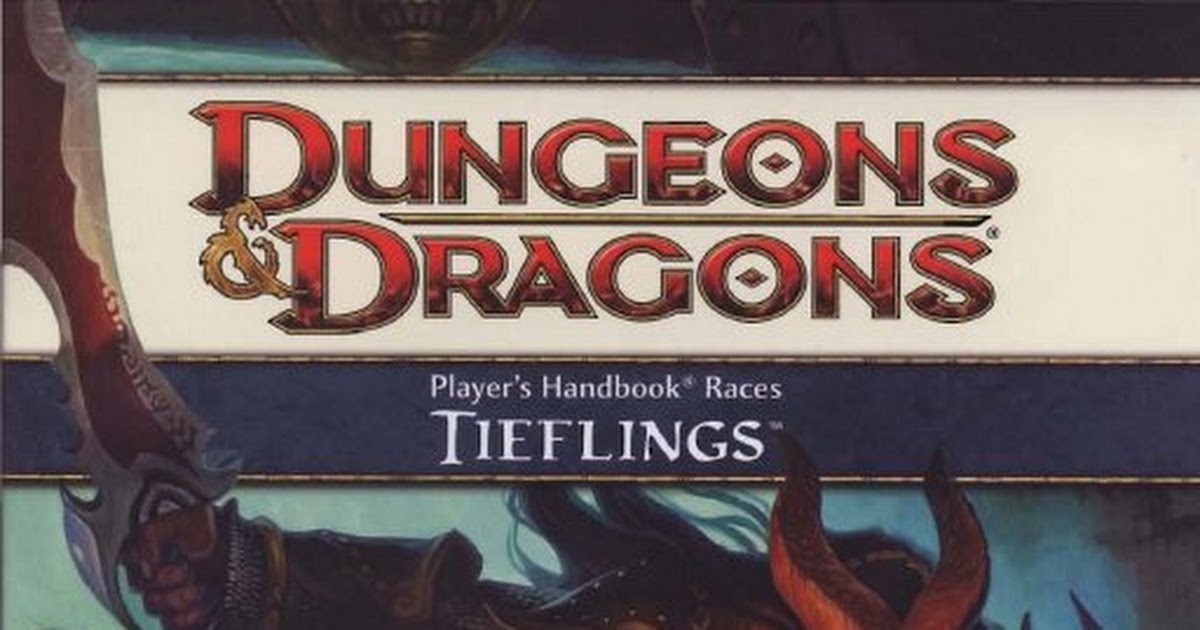 1x  Player's Handbook Races Tieflings New/Near Mint Products 4.0 D&D 4E 