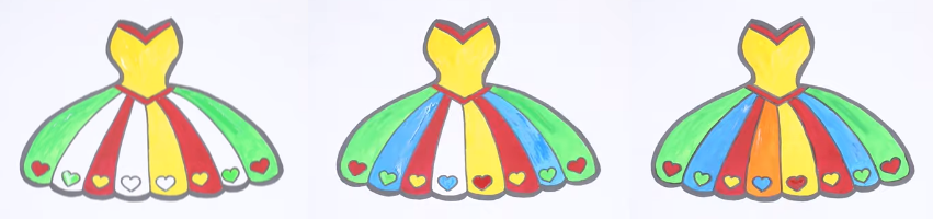 How To Draw A Dress for Kids