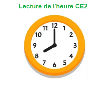 exercice heure ce2