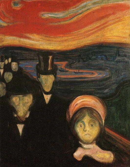 Anxiety Edvard Munch