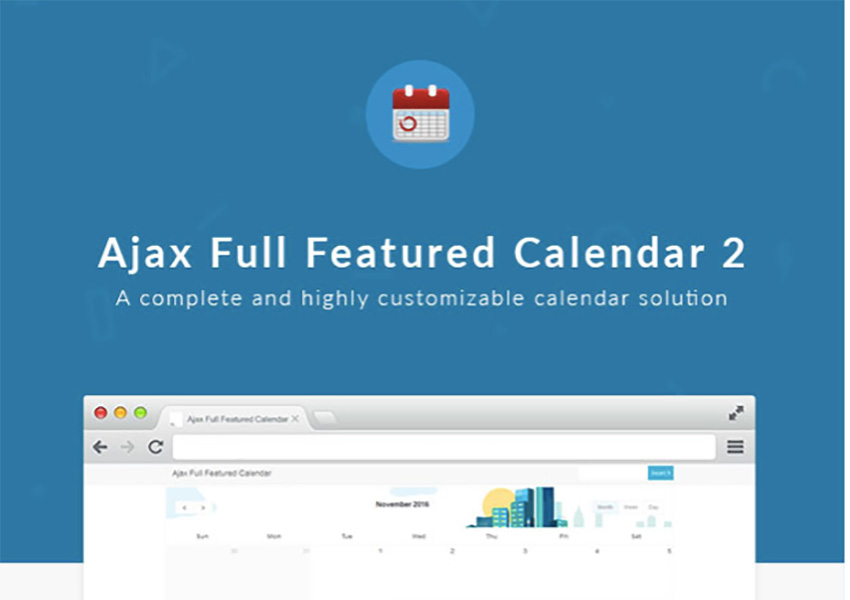 Ajax Calendar 2