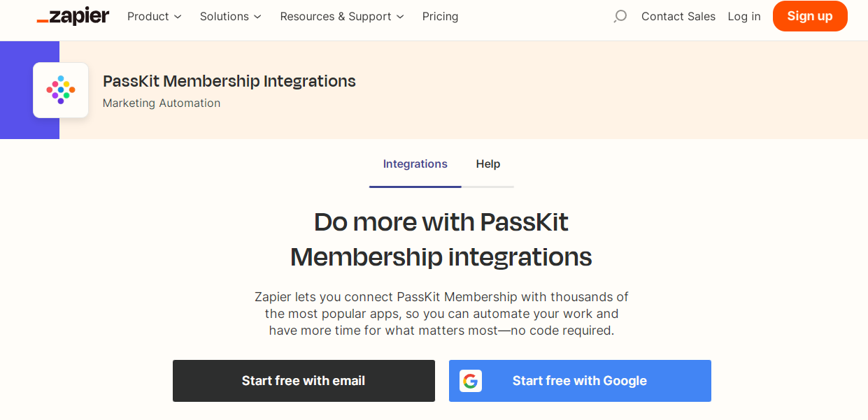 PassKit CRM integration