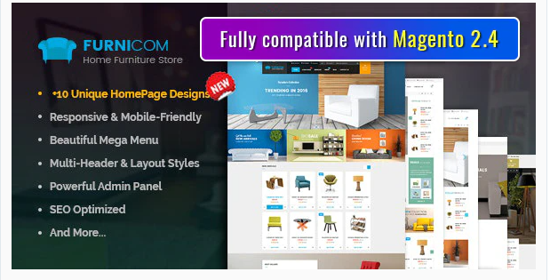 Furnicom Furniture magento theme