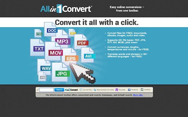 Allin1Convert chrome extension