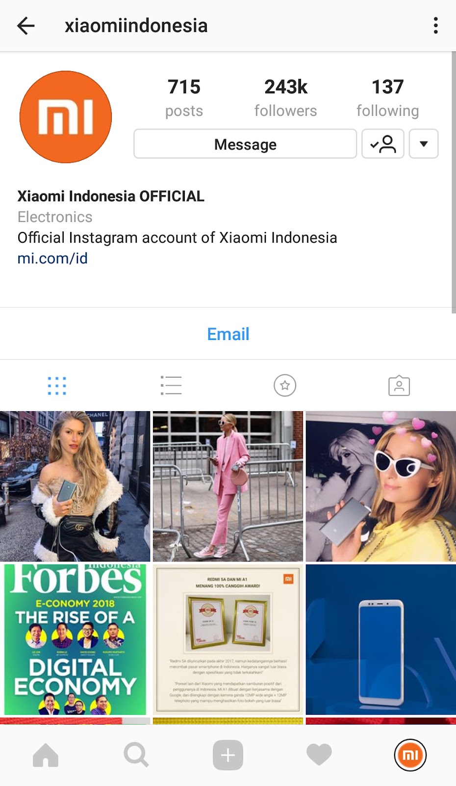 Udah Follow Instagram Xiaomi Indonesia Follow Dan Dapetin Medal