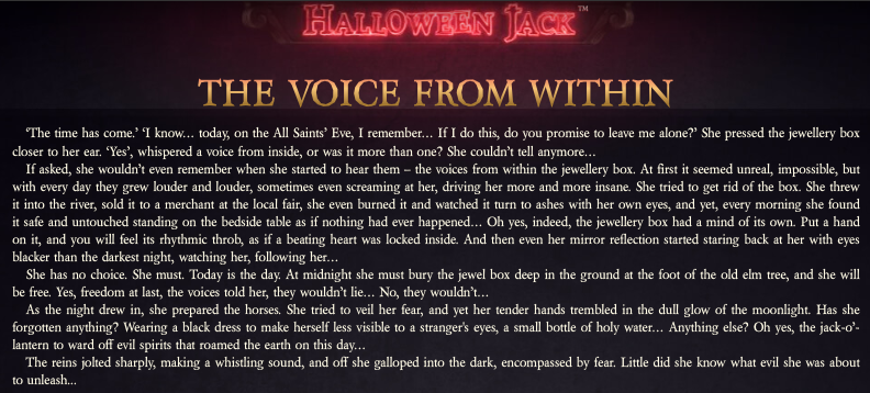 Halloween Jack intro