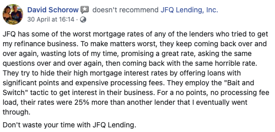 JFQ Lending reviews 