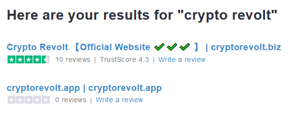 fake reviews on Trustpilot