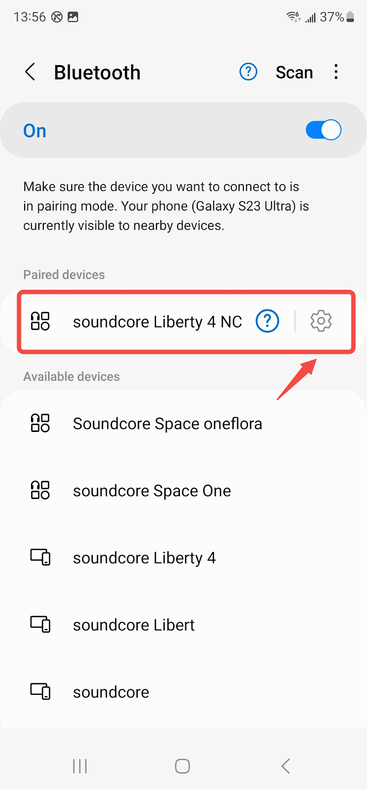 Soundcore liberty lite online pairing