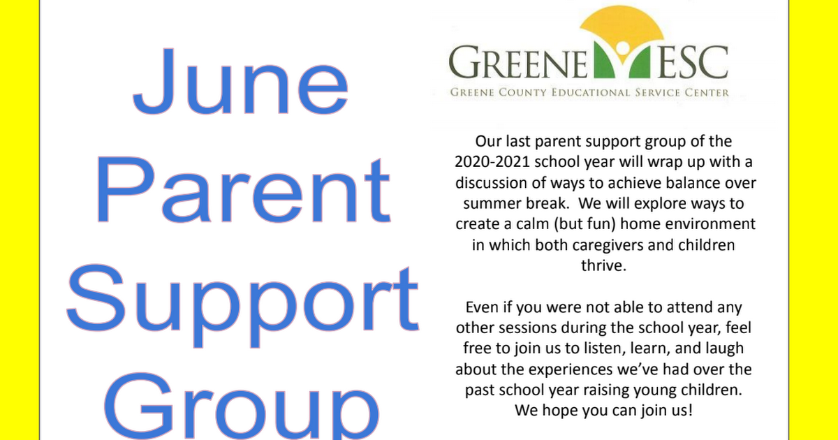 Parent Support Group June.pdf
