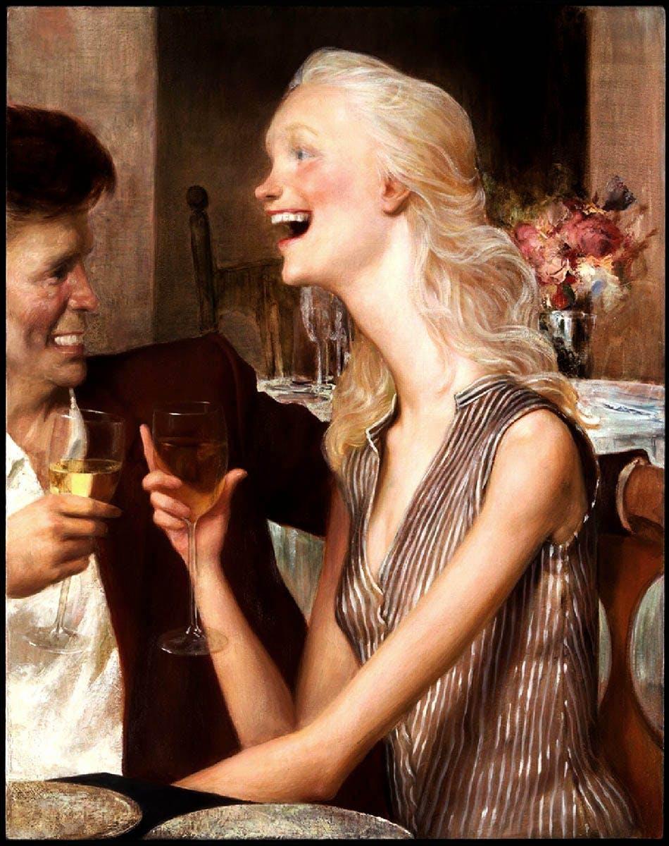 john currin park city grill painting