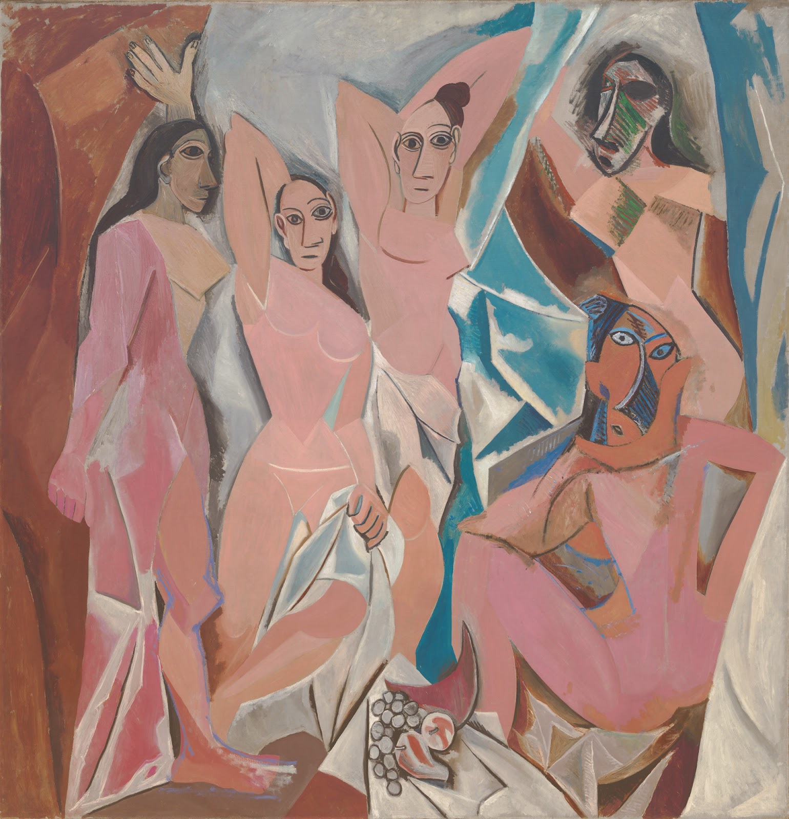 Pablo Picasso. Les Demoiselles d&#39;Avignon. Paris, June-July 1907 | MoMA